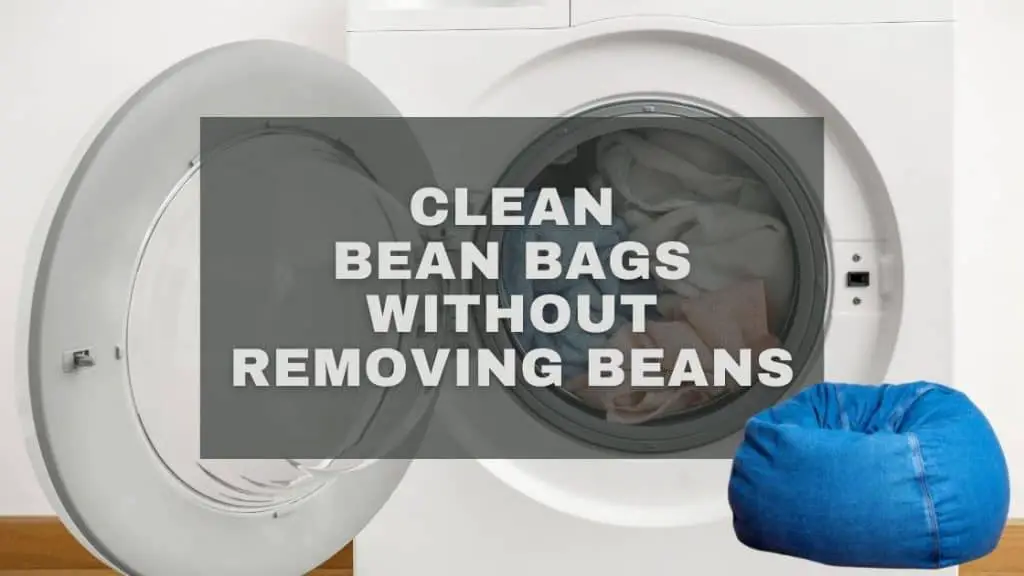 Clean Bean Bags Without Removing Beans