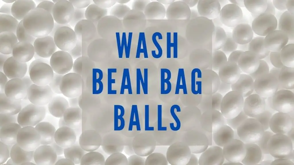 wash bean bag balls