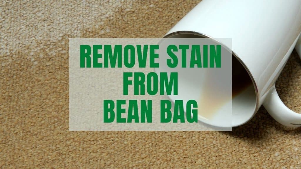 remove stain from bean bag