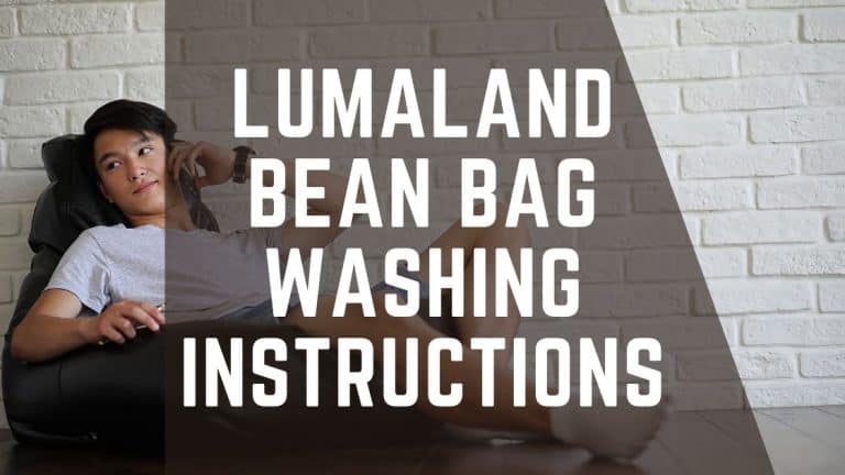 Lumaland Bean Bag Washing Instructions
