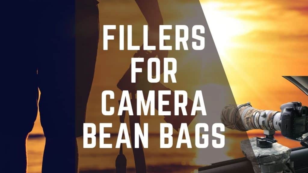Fillers for camera bean bags