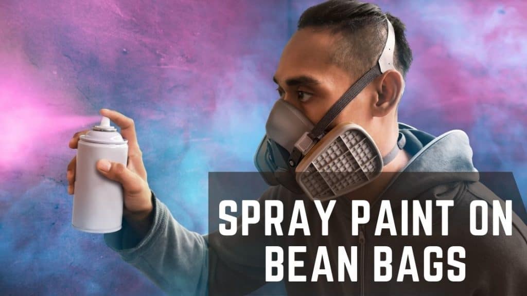 bean bag spray paint