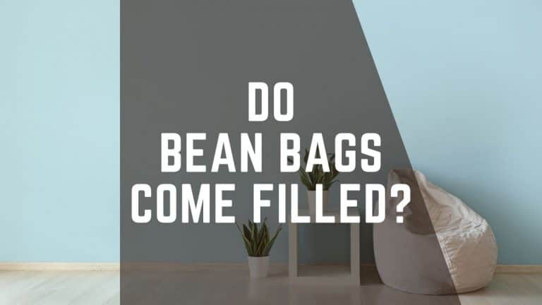 Do Bean Bags Come Filled? – Resolve the Curiosity