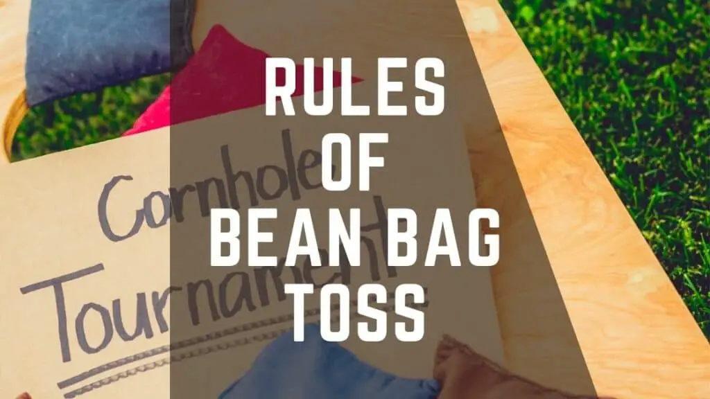 Printable Bean Bag Toss Rules