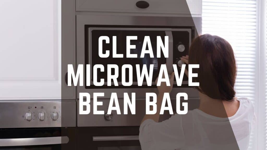 clean microwave bean bag